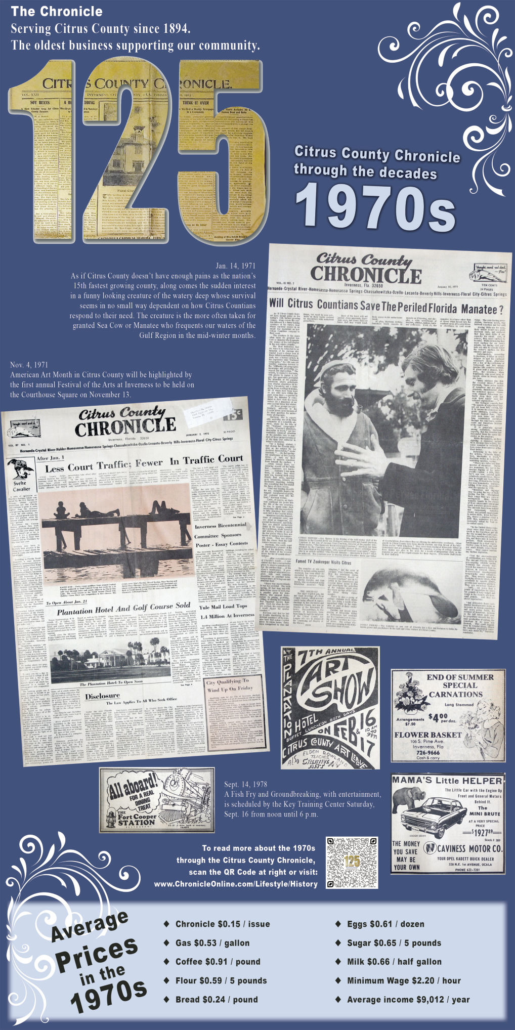 Chronicle through the decades 1970s